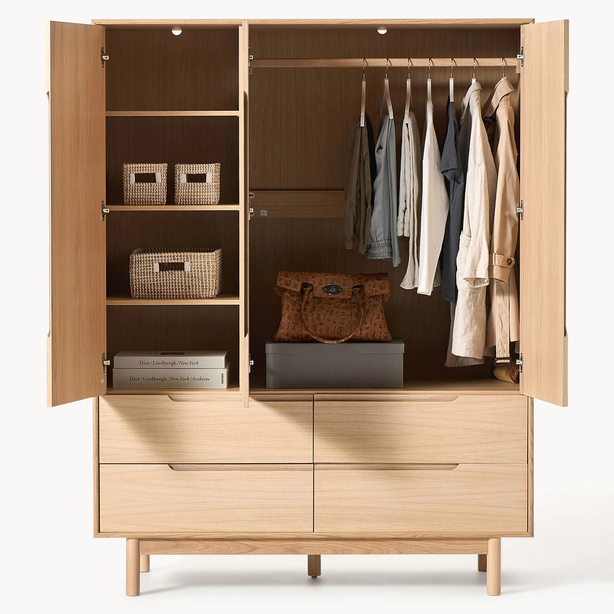 Elowen Triple Wardrobe