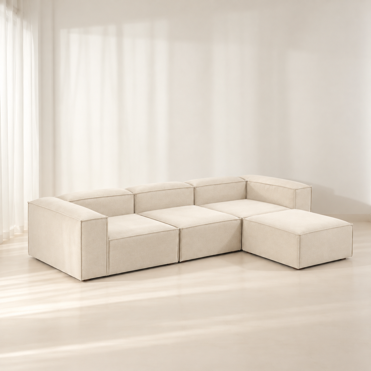 Linden Modular Sofa with Ottoman