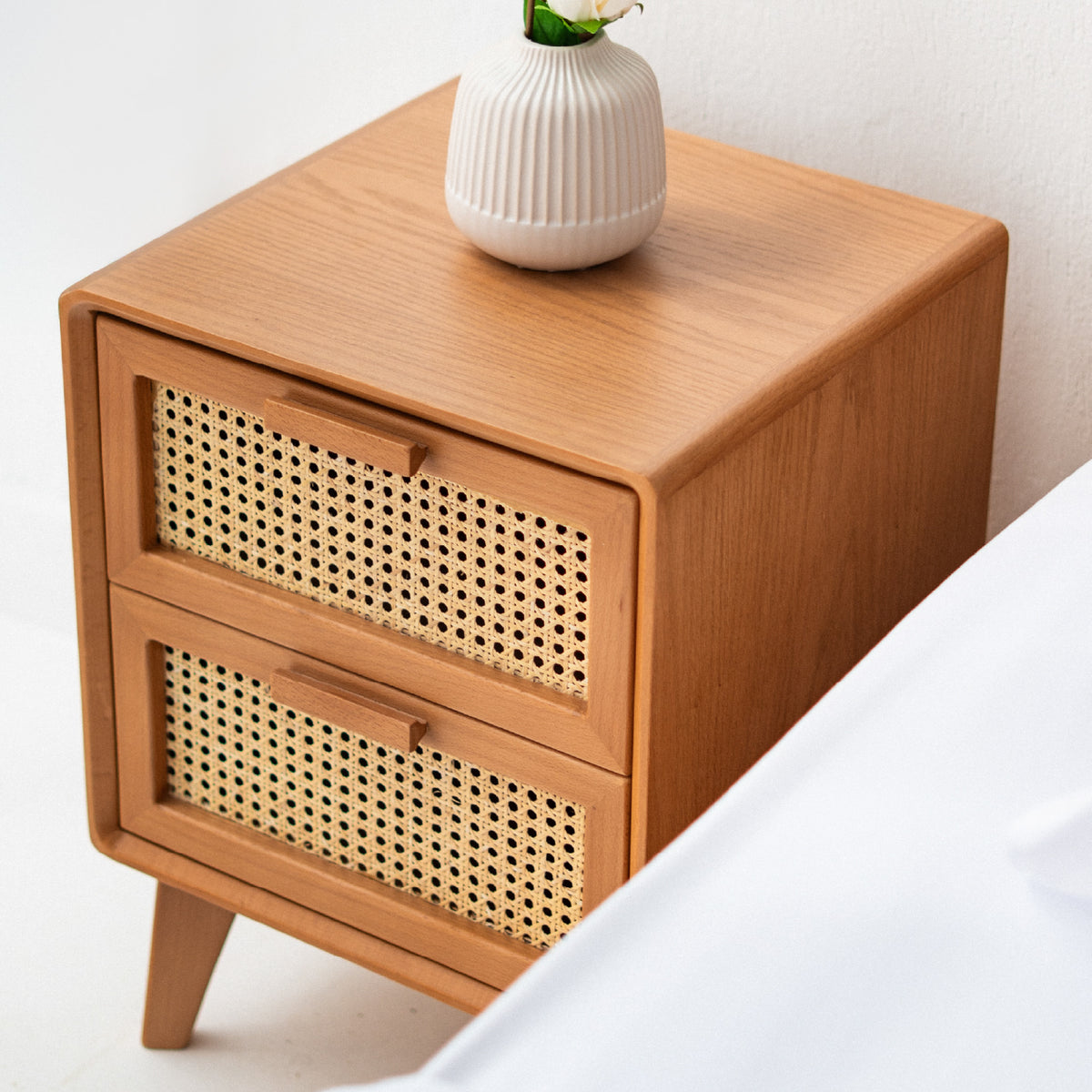 Alba Rattan Nightstand