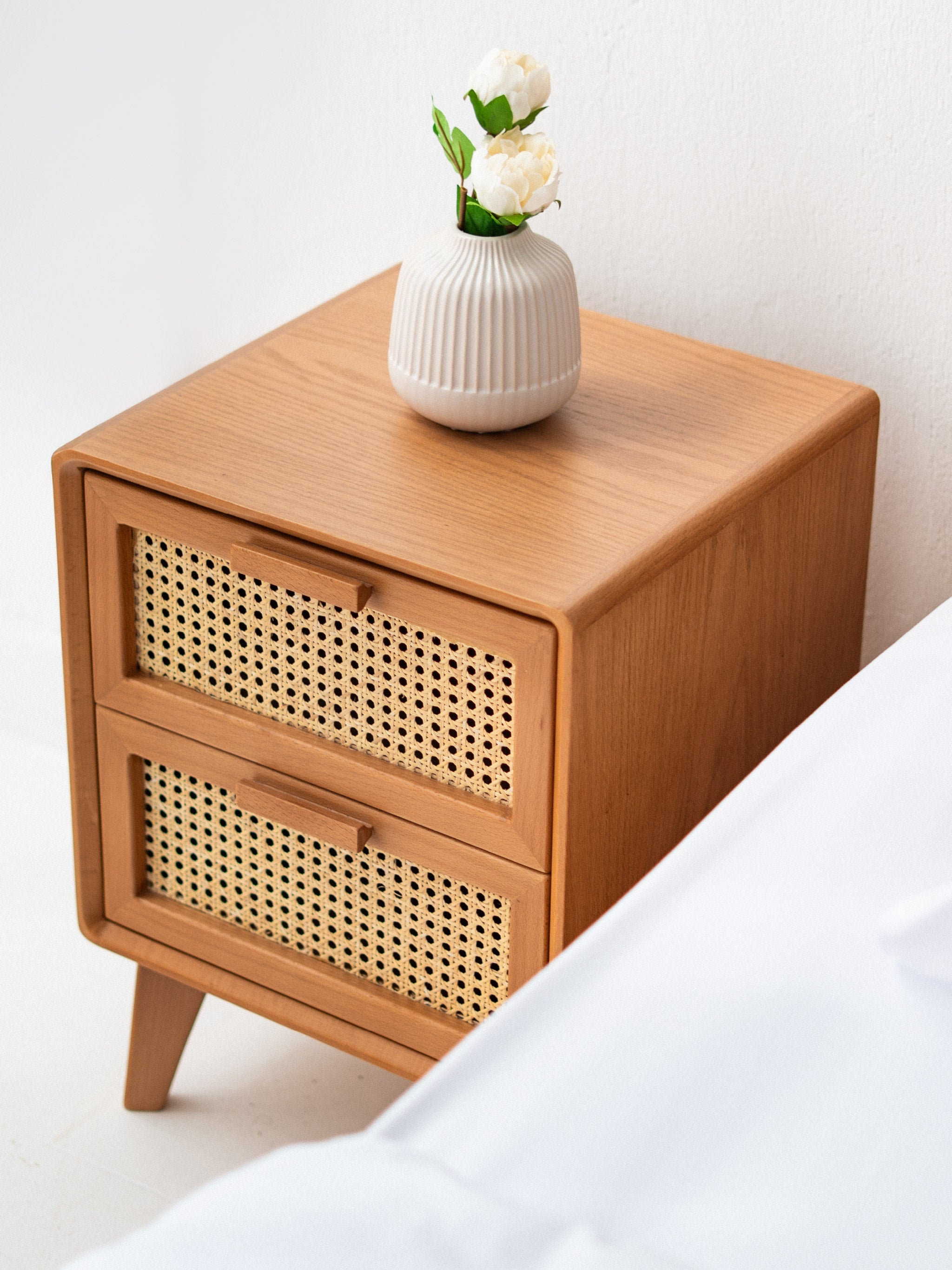 Alba Rattan Nightstand
