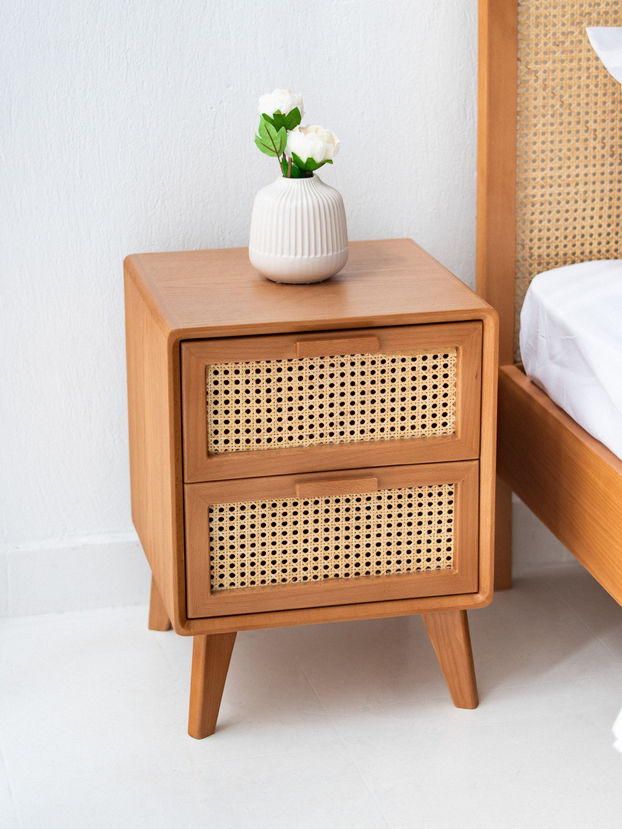 Alba Rattan Nightstand