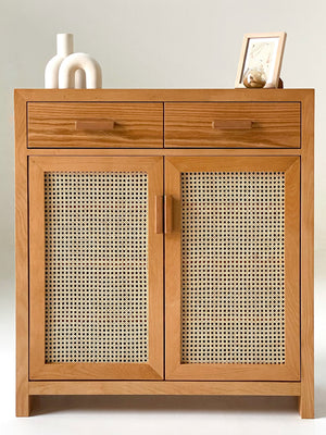 Alina Rattan Shoe Storage