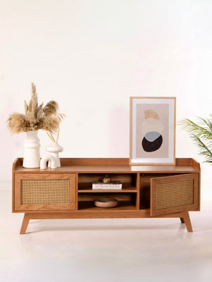 Cuba Rattan TV Unit