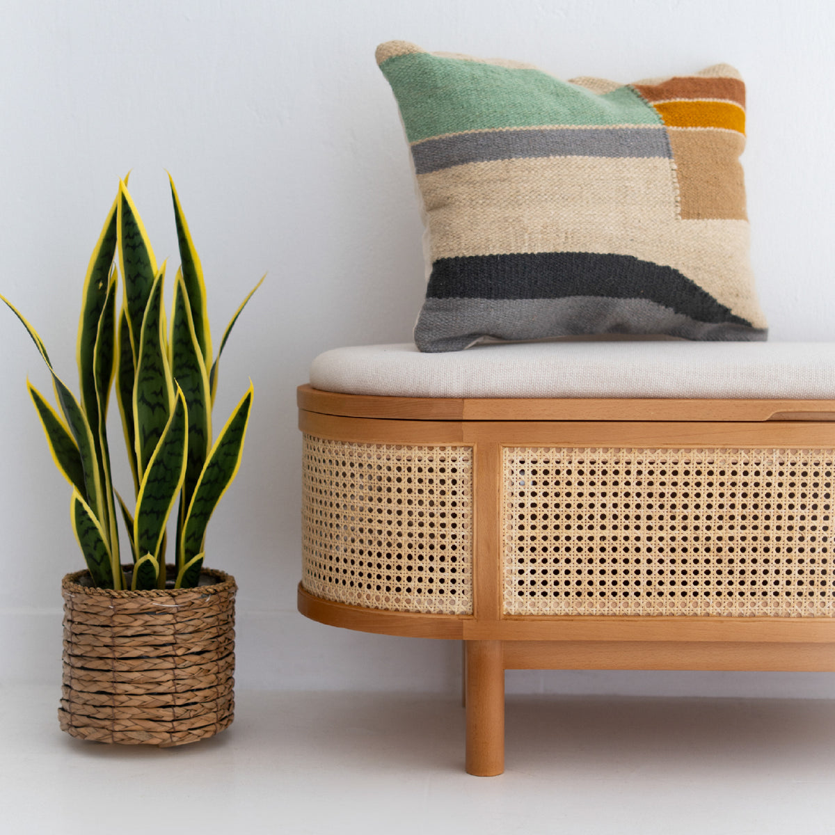 Kouva Rattan Storage Bench
