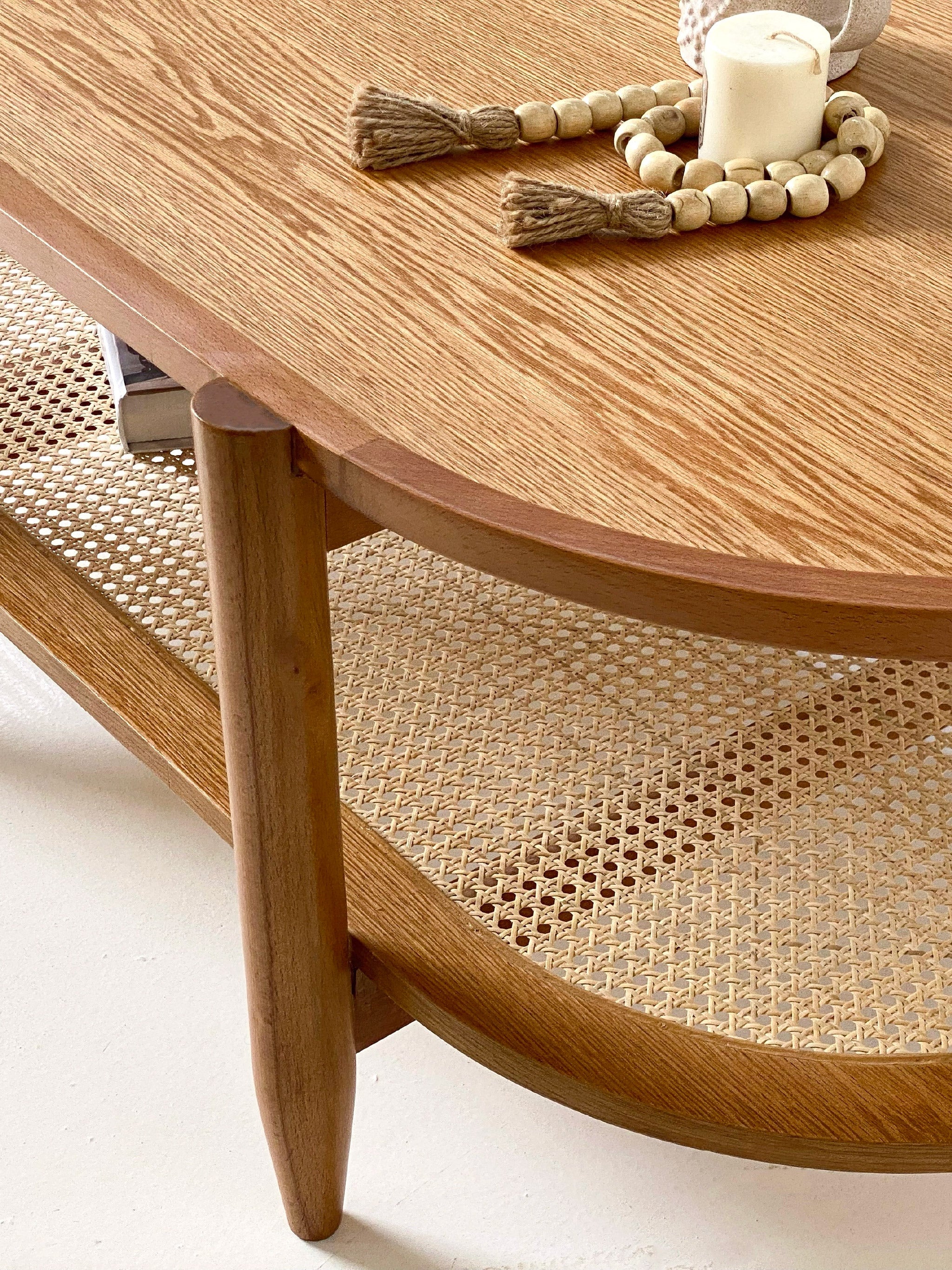 Rattan Oval Coffee Table