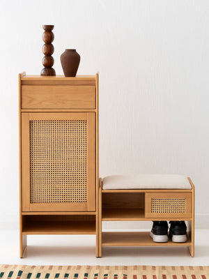 Rattan Shoe Storage