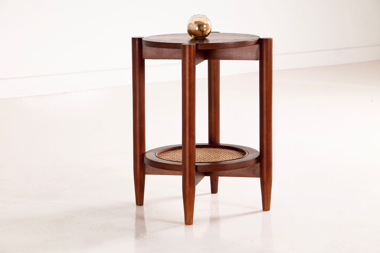 Rattan Side Table