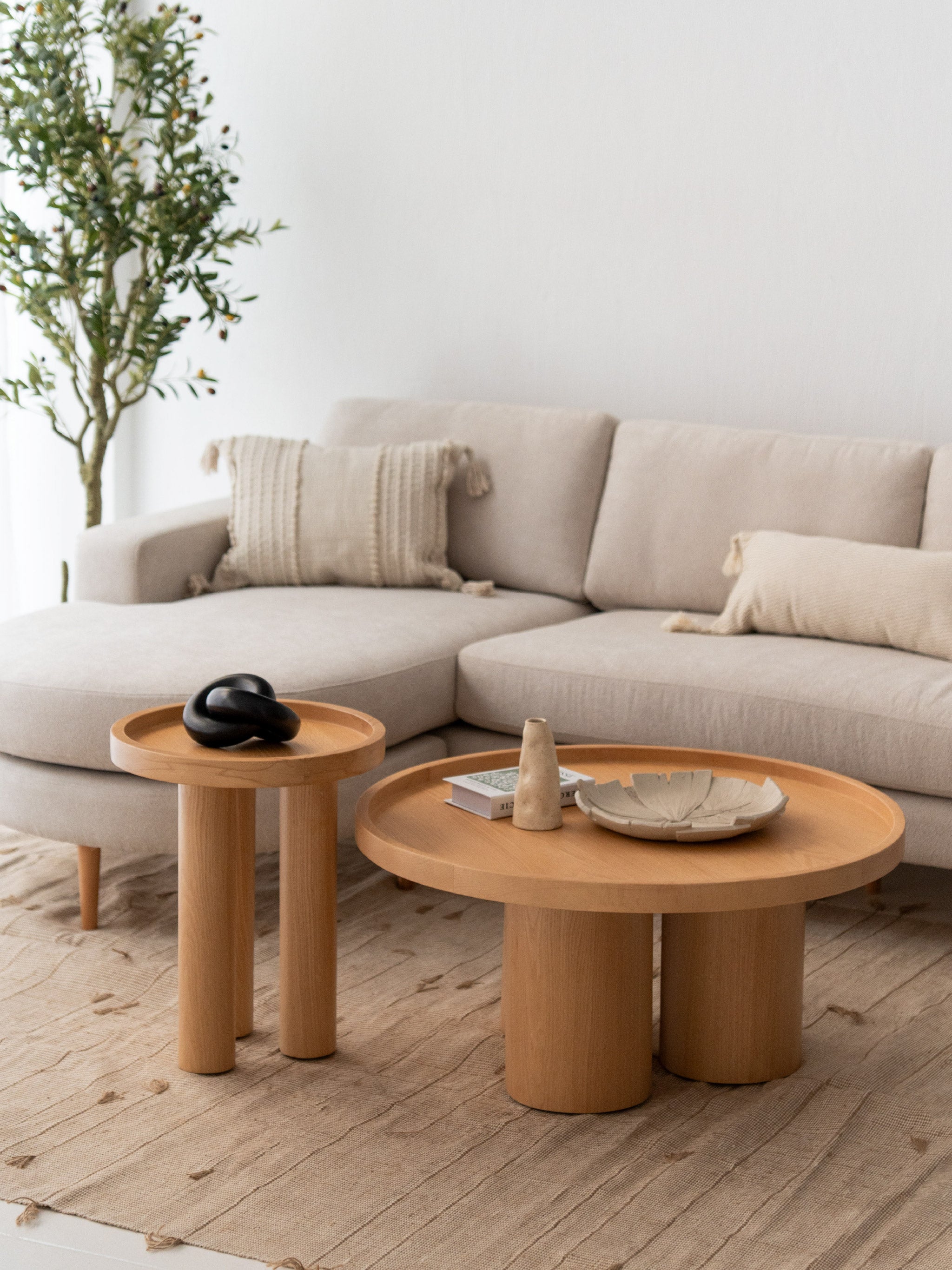 Delta Round Side Table