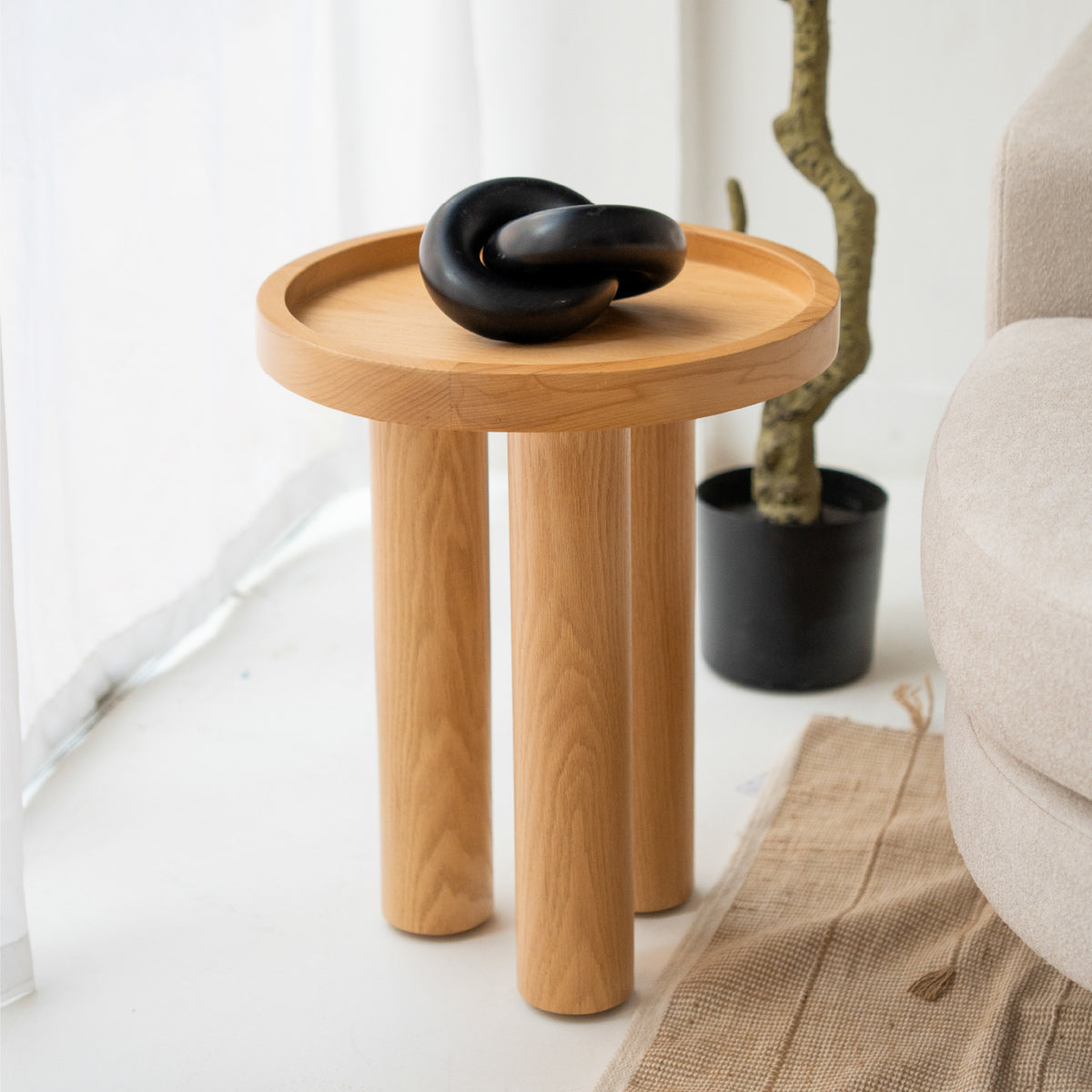 Delta Round Side Table