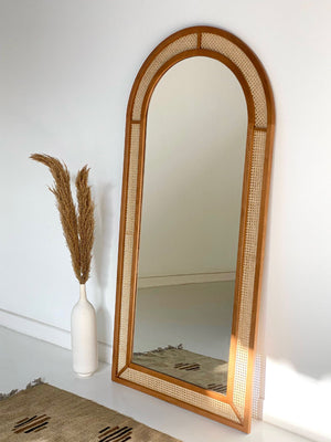 Rattan Mirror