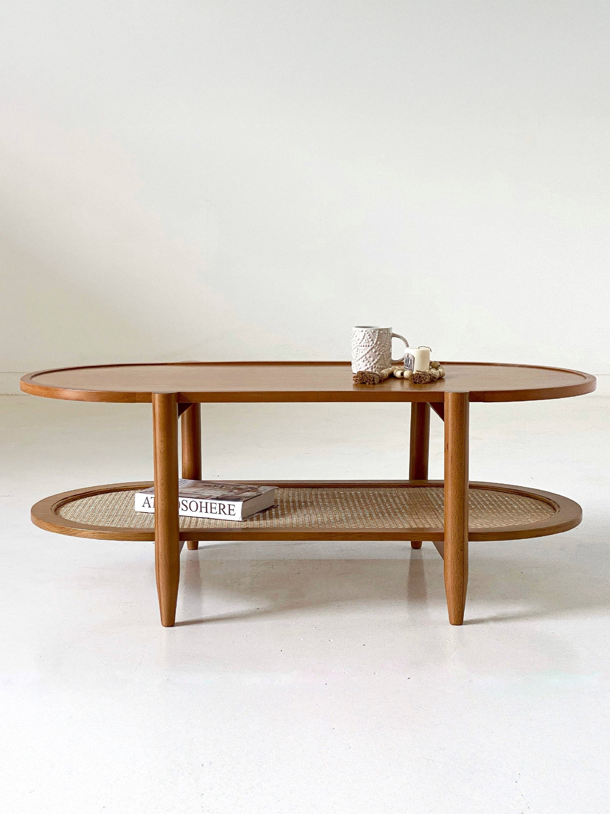 Rattan Oval Coffee Table