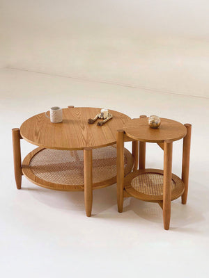 Rattan Round Coffee Table