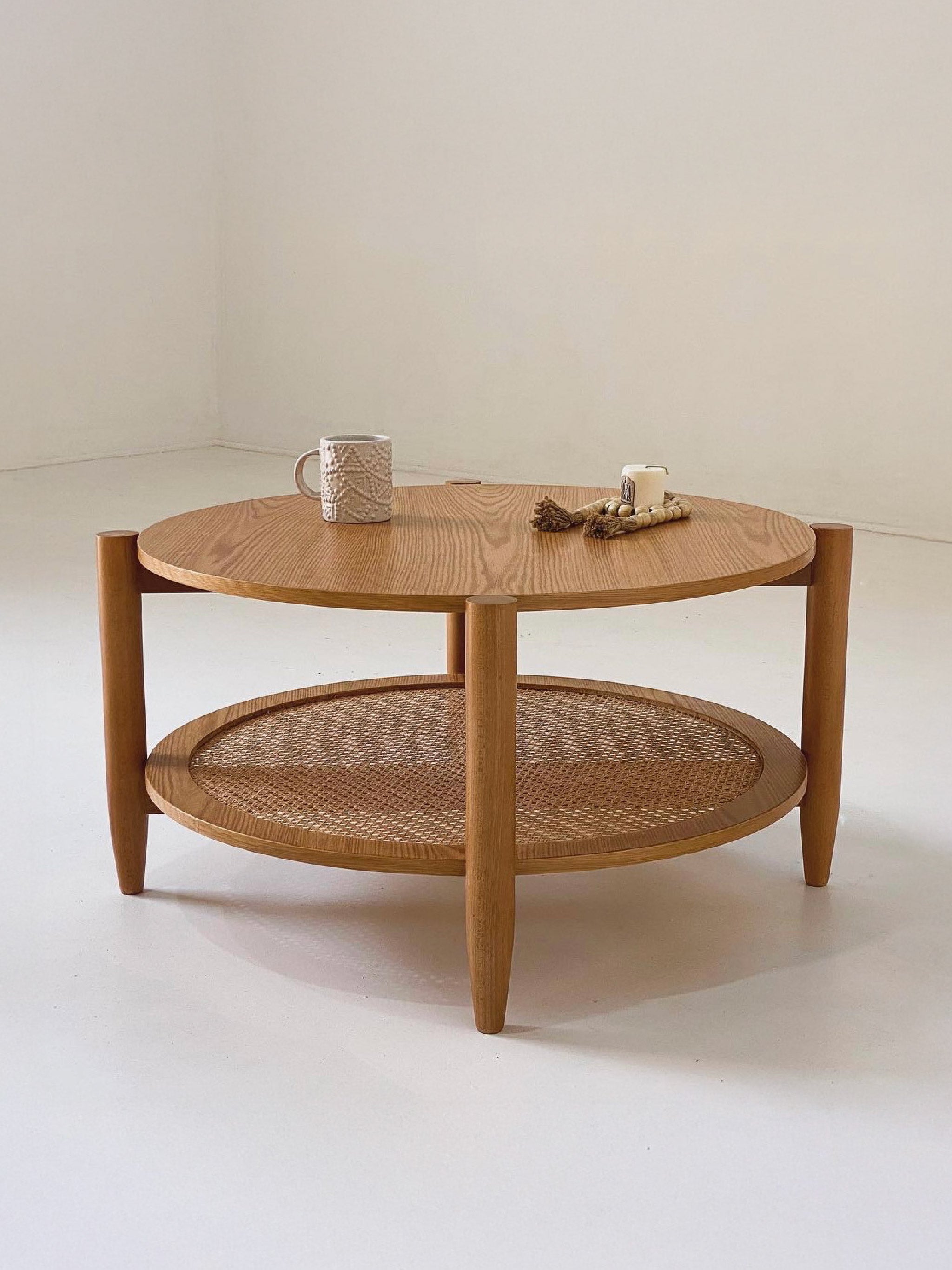 Rattan Round Coffee Table