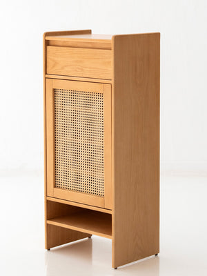 Simple Rattan Shoe Storage