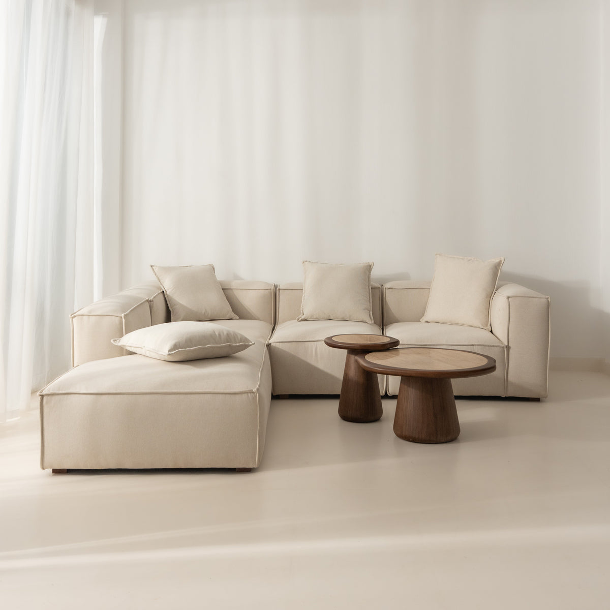 Linden Modular Corner Sofa 4-Piece