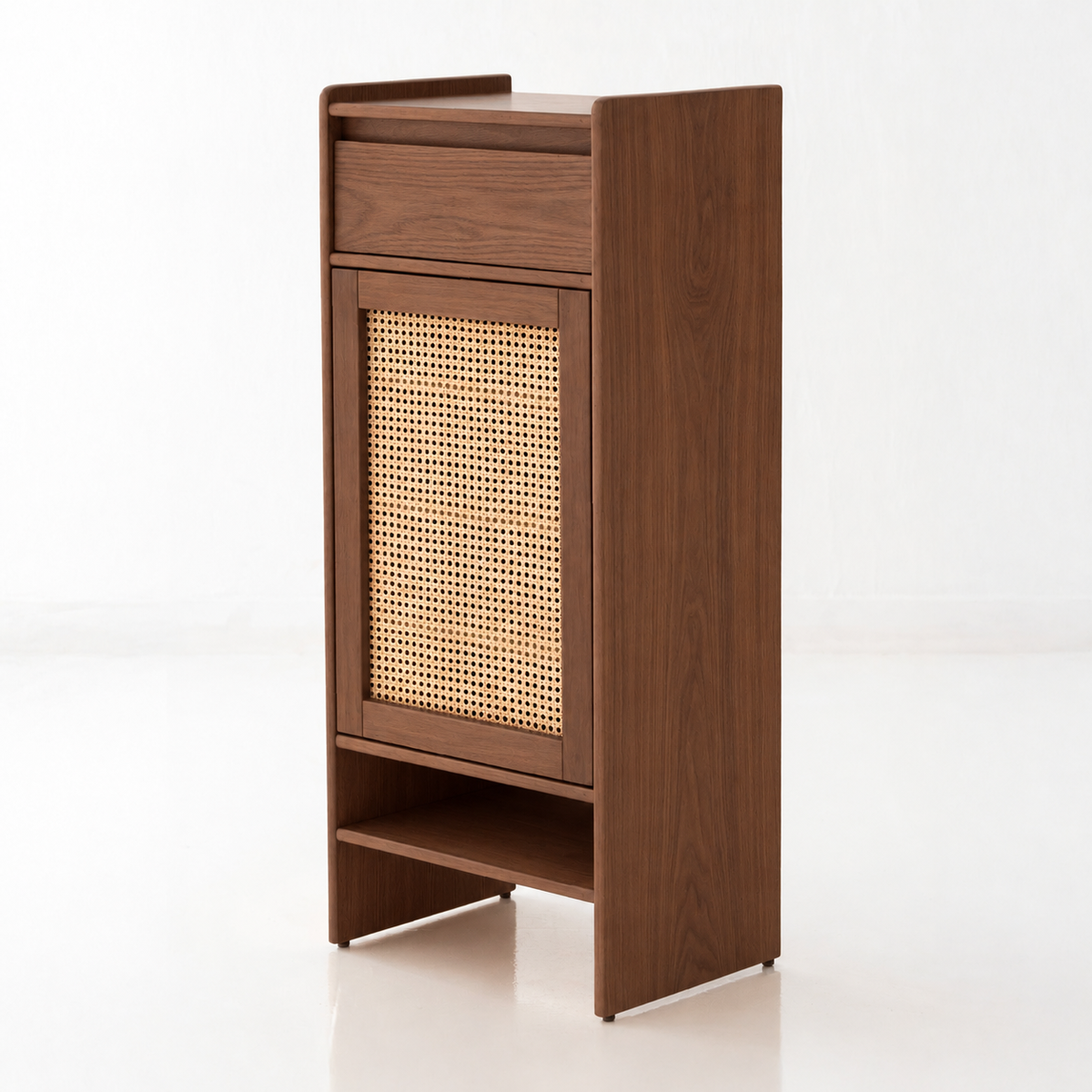 Simple Rattan Shoe Storage