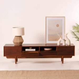 Walnut TV Unit1