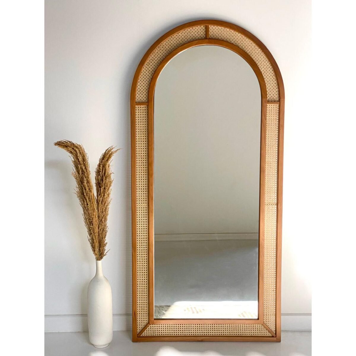 rattan mirror1