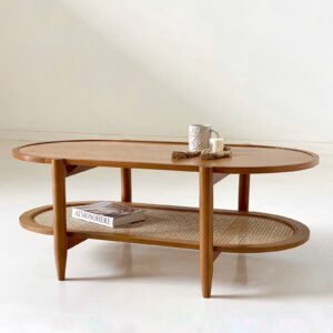 Rattan Oval Coffee Table2