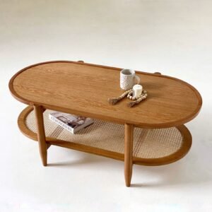 Rattan Oval Coffee Table3