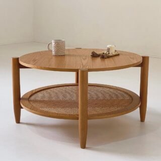 Rattan Round Coffee Side Table5