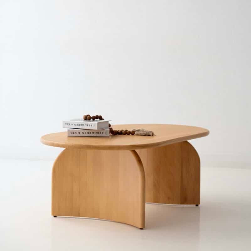 Olina Coffee Table made of Beech Wood, perfect for modern living rooms.