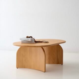 Olina Coffee Table made of Beech Wood, perfect for modern living rooms.