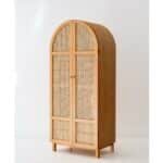 Sunshine Arched Wardrobe natural rattan arched wardrobe